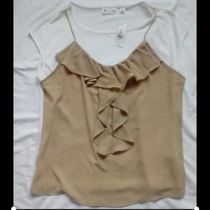 White and gold two set piece